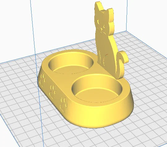 Chén Ăn Đôi Cho Mèo PatiPati – Chén Đựng Thức Ăn & Nước Uống - Image 2