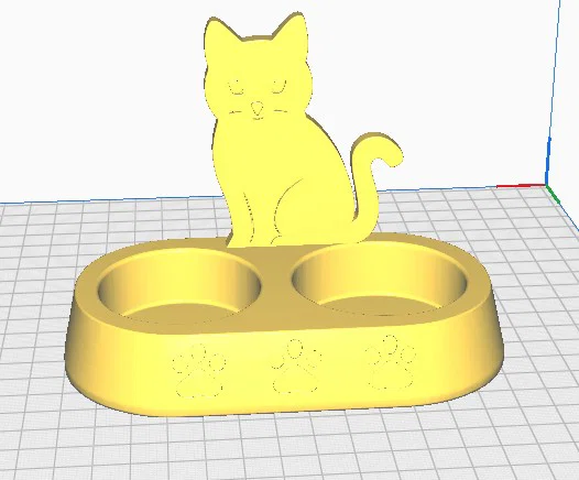 Chén Ăn Đôi Cho Mèo PatiPati – Chén Đựng Thức Ăn & Nước Uống - Image 4