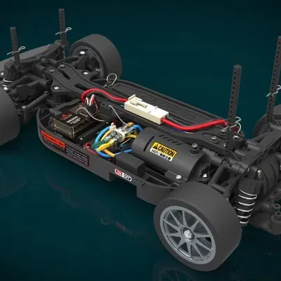 Tamiya Chassis TT-01 Type E (Toàn bộ bộ phận nhựa)