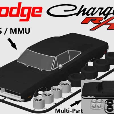 Dodge Charger R/T Kit Card (Xuất hiện trong Bullitt, Blade, The Fast and the Furious)