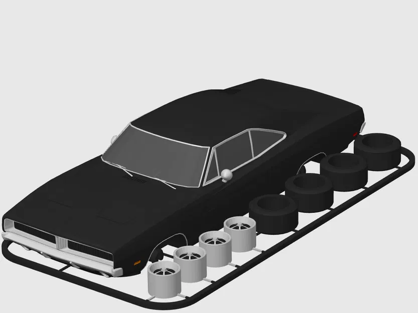 Dodge Charger R/T Kit Card (Xuất hiện trong Bullitt, Blade, The Fast and the Furious) - Image 11
