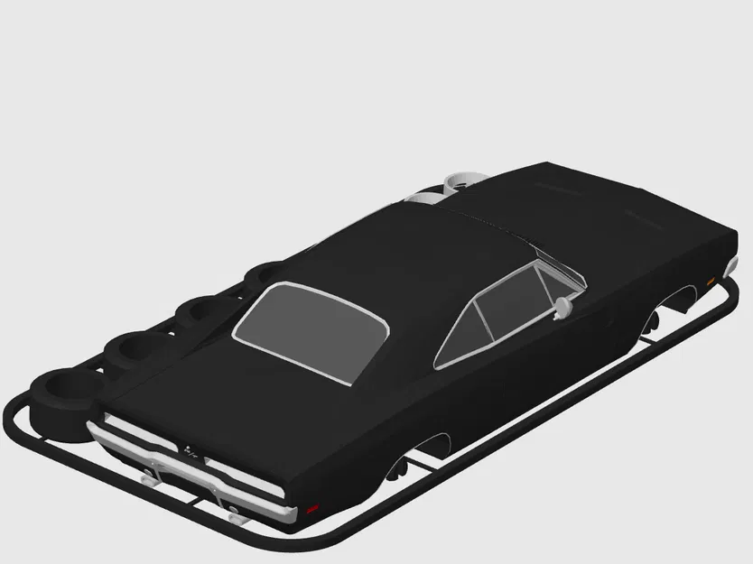 Dodge Charger R/T Kit Card (Xuất hiện trong Bullitt, Blade, The Fast and the Furious) - Image 12