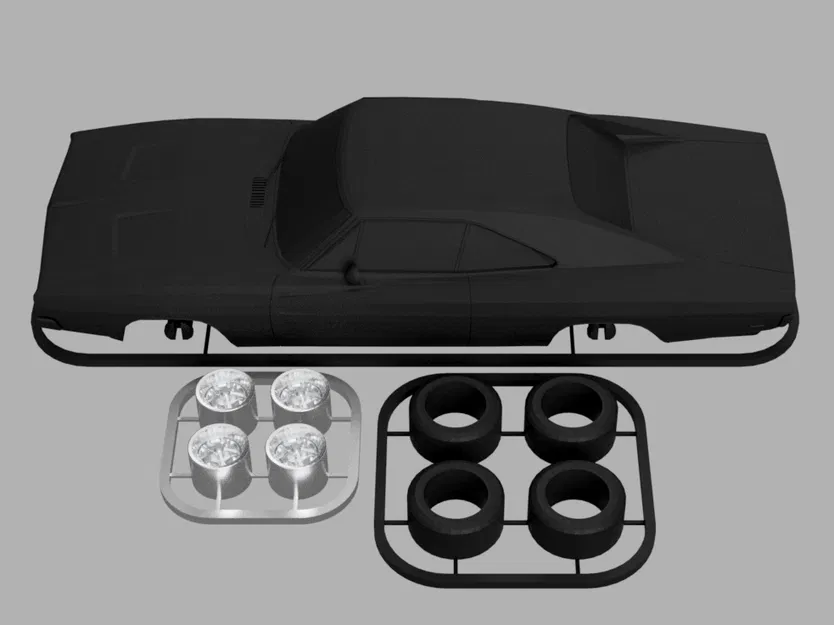 Dodge Charger R/T Kit Card (Xuất hiện trong Bullitt, Blade, The Fast and the Furious) - Image 15