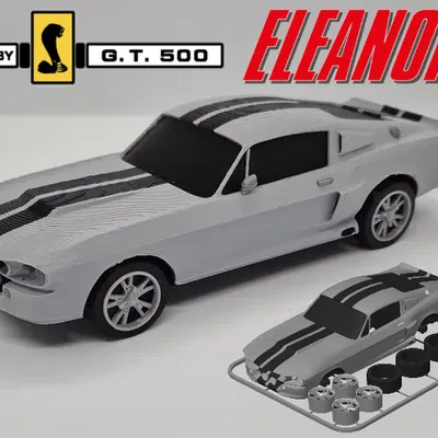 Ford Shelby Mustang GT500 'Eleanor' Kit Card (từ phim 'Gone in 60 Seconds')