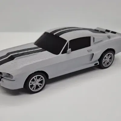 Ford Shelby Mustang GT500 'Eleanor' Kit Card (từ phim 'Gone in 60 Seconds')