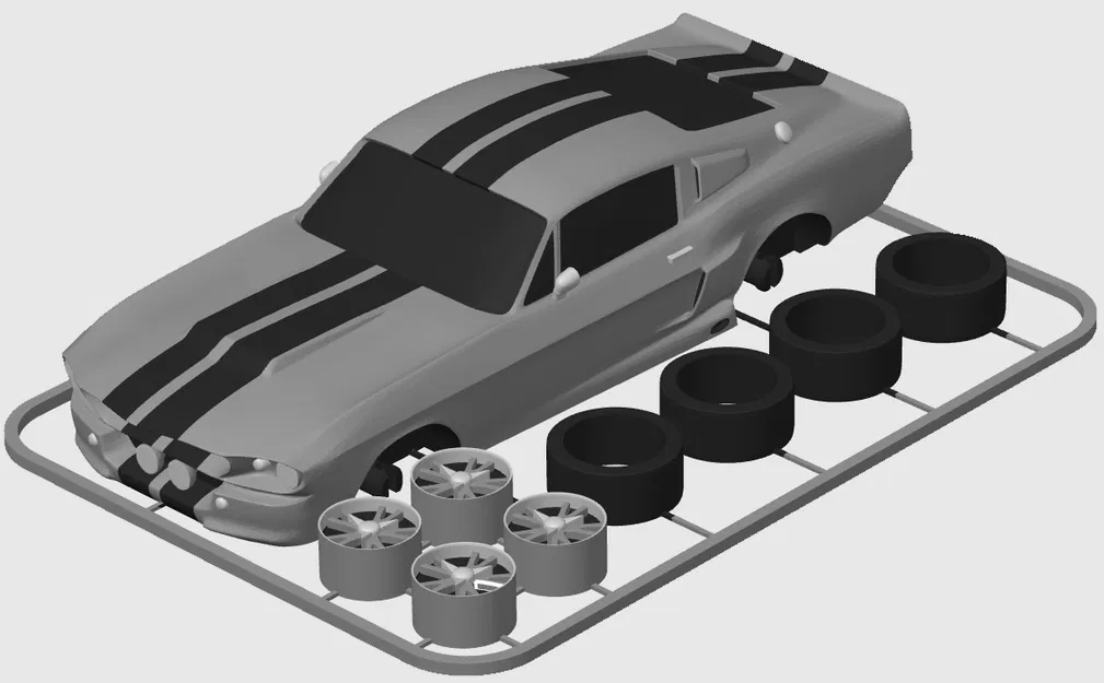 Ford Shelby Mustang GT500 'Eleanor' Kit Card (từ phim 'Gone in 60 Seconds') - Image 4