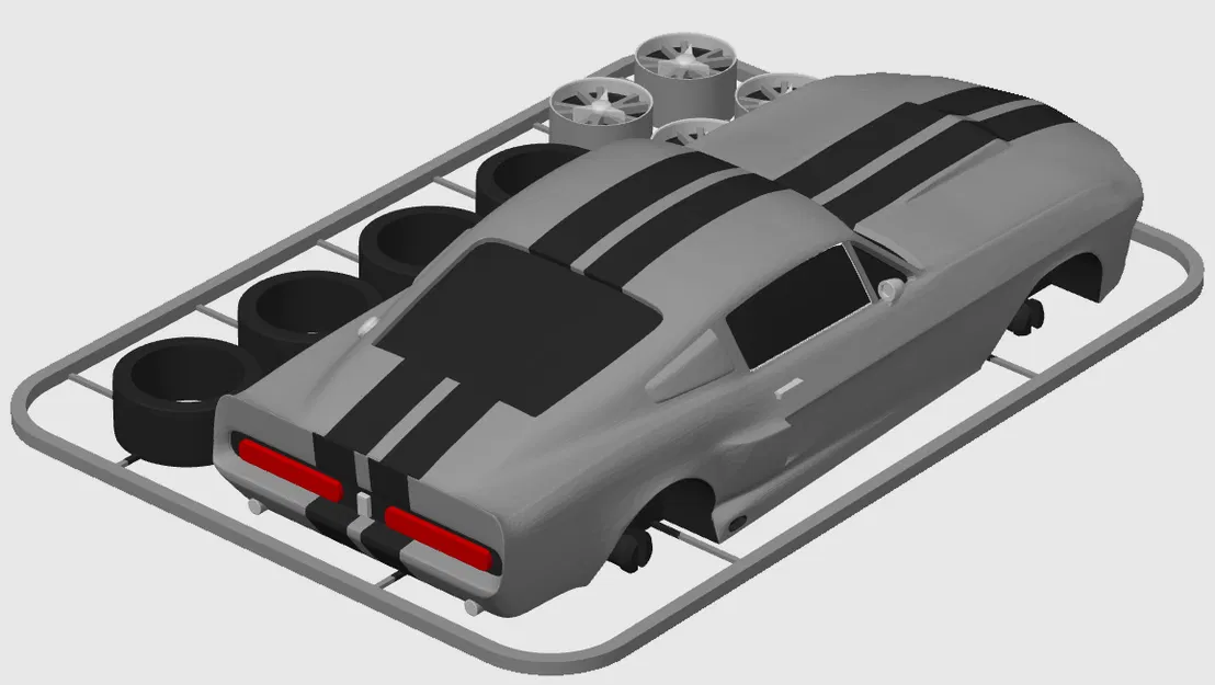 Ford Shelby Mustang GT500 'Eleanor' Kit Card (từ phim 'Gone in 60 Seconds') - Image 5