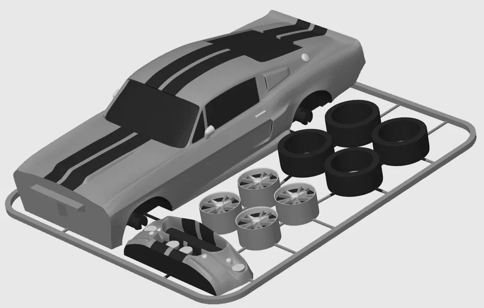 Ford Shelby Mustang GT500 'Eleanor' Kit Card (từ phim 'Gone in 60 Seconds') - Image 6