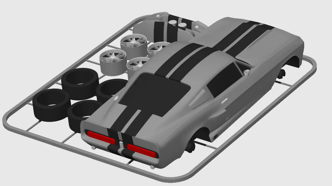 Ford Shelby Mustang GT500 'Eleanor' Kit Card (từ phim 'Gone in 60 Seconds') - Image 7