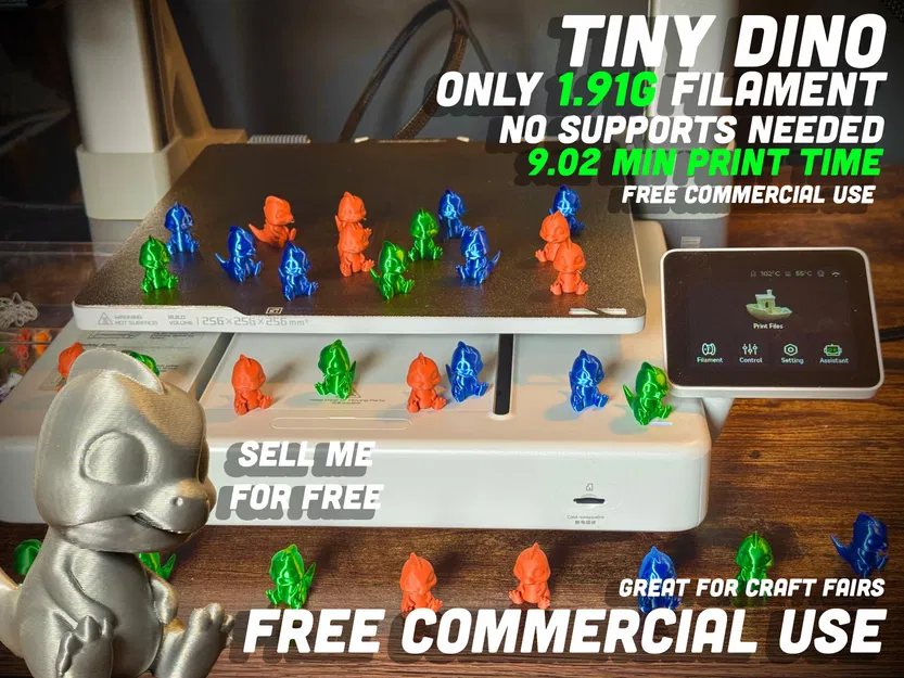 Tiny Dino – Sử Dụng Thương Mại Miễn Phí – Dễ Nhanh Chóng - Image 1