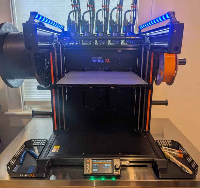 Khay Dụng Cụ Cho Prusa XL - Bên Phải & Trái Có Tổ Ong & Logo PRUSA XL - Image 2