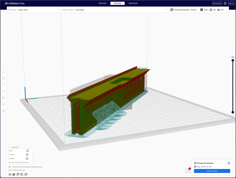 Centauri Carbon Vented Riser với Khe Luồn Dây Tóc - Image 7