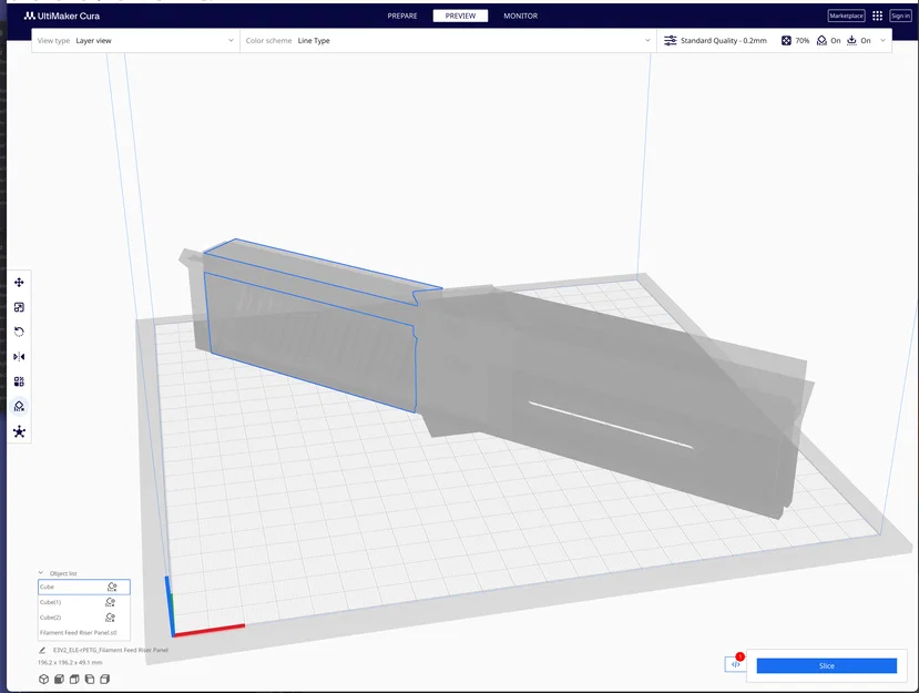 Centauri Carbon Vented Riser với Khe Luồn Dây Tóc - Image 8