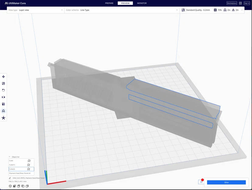Centauri Carbon Vented Riser với Khe Luồn Dây Tóc - Image 10