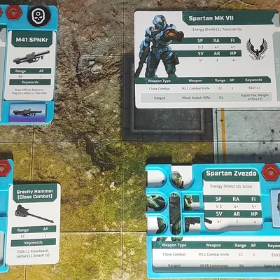 Halo Flashpoint: Bảng Đặt Token Người Chơi