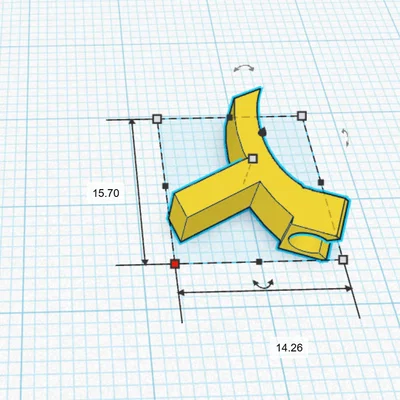 Kẹp cho Cần gạt Đầu nóng Anycubic Kobra S1