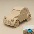Mô Hình 3D Xe Citroën 2CV - Thumbnail 1
