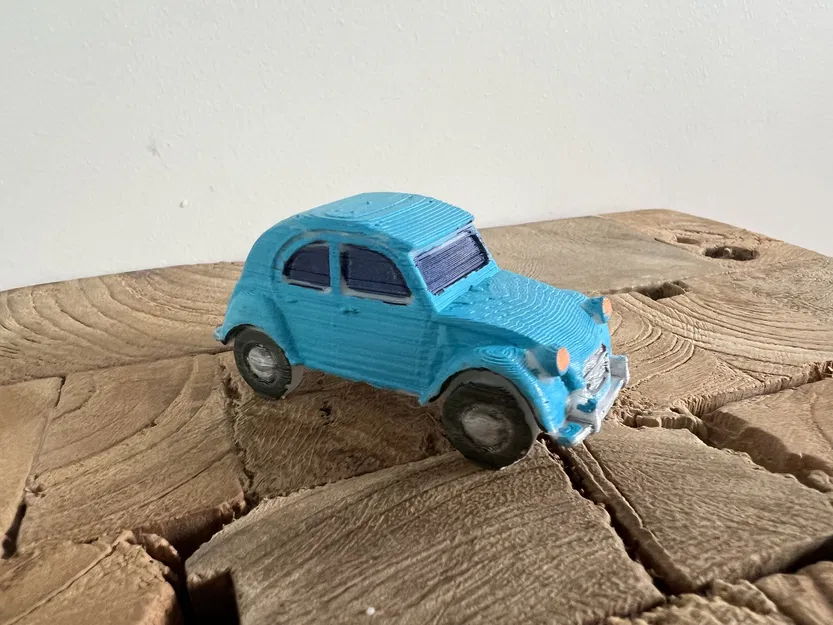 Mô Hình 3D Xe Citroën 2CV - Image 3