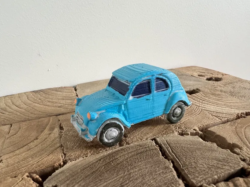 Mô Hình 3D Xe Citroën 2CV - Image 4