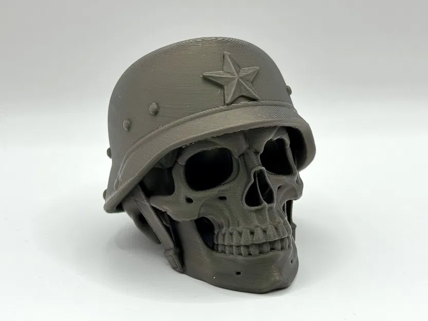 Đầu Lâu Chiến Binh Phong Cách Retro - Image 1