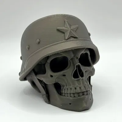 Đầu Lâu Chiến Binh Phong Cách Retro