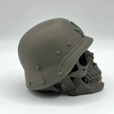 Đầu Lâu Chiến Binh Phong Cách Retro