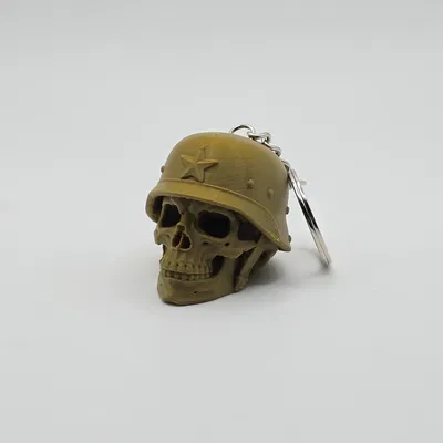 Móc Khóa Đầu Lâu Lính Kiểu Retro (Remix)