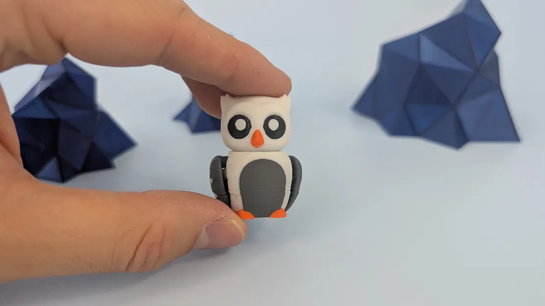 Cú Tuyết Bắc Cực Khớp Nối - Móc Khóa - Image 3