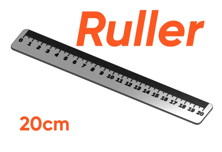 Thước - 20cm - Image 1