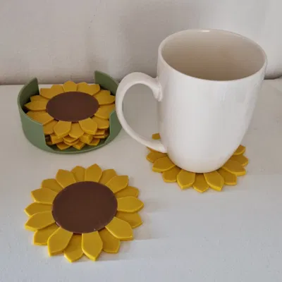 Đế lót ly Hoa Hướng Dương