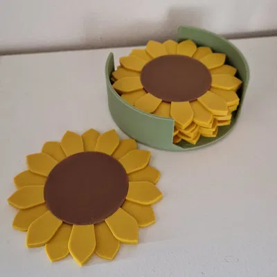 Đế lót ly Hoa Hướng Dương