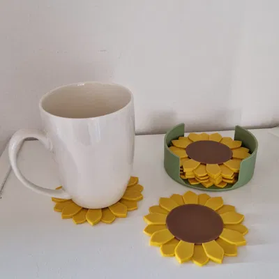 Đế lót ly Hoa Hướng Dương