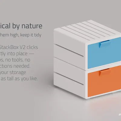 StackBox V2 — Hộp Đựng Module Xếp Chồng Tiện Lợi