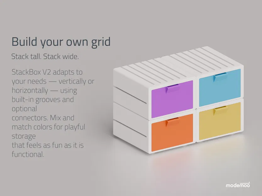 StackBox V2 — Hộp Đựng Module Xếp Chồng Tiện Lợi - Image 4