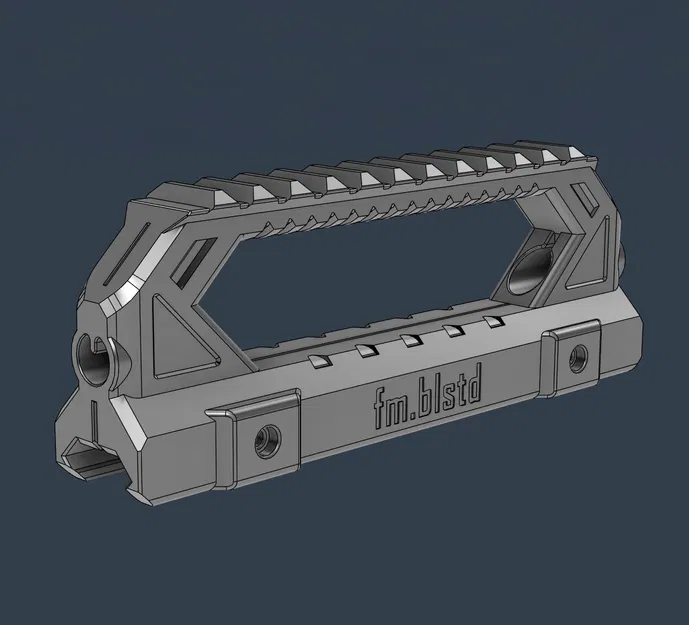 Bệ Nâng Ray CarryHandle Picatinny (không cần support) - Image 2