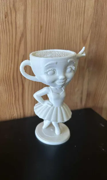 Mô hình 3D: Ballerina Sầu Não Cappuccina - Image 1