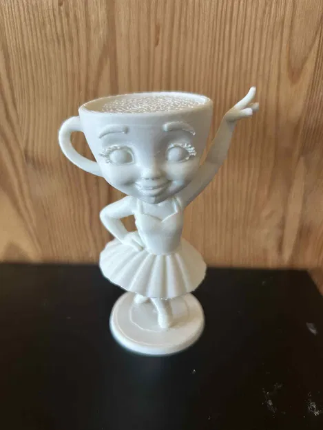 Mô hình 3D: Ballerina Sầu Não Cappuccina - Image 3