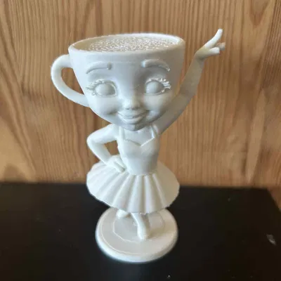 Mô hình 3D: Ballerina Sầu Não Cappuccina