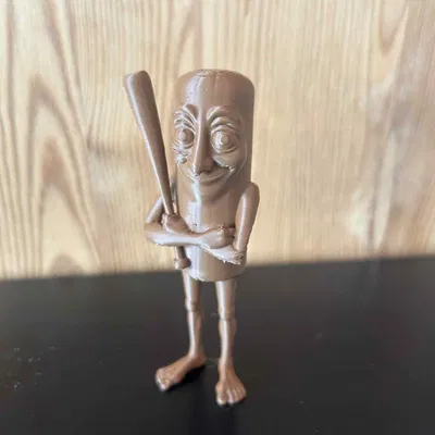 Mô hình 3D "brainrot tung tung tung sahur"