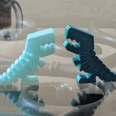 Đồ Chơi Khủng Long Rex Dẻo Fidget In TPU