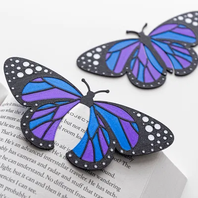 Cái Kẹp Sách Hình Bướm - Đa Sắc Màu