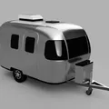 Mô Hình 3D Airstream Bambi 16RB Tỷ Lệ 1:18 - Thumbnail 1