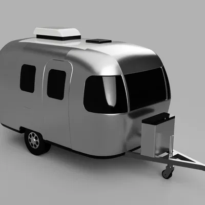Mô Hình 3D Airstream Bambi 16RB Tỷ Lệ 1:18