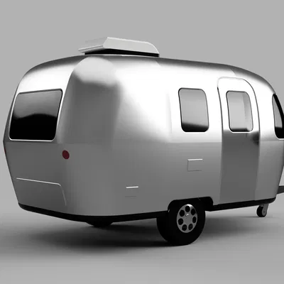 Mô Hình 3D Airstream Bambi 16RB Tỷ Lệ 1:18