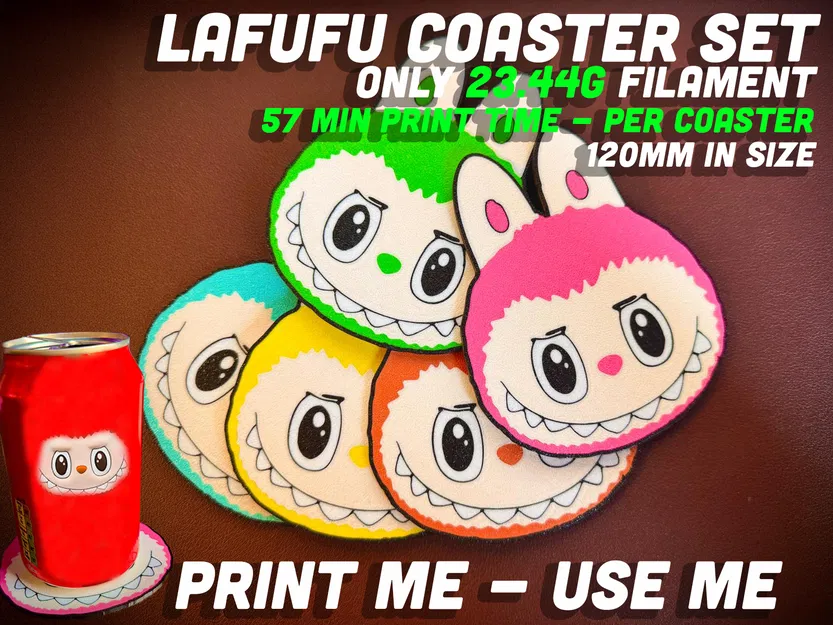 Bộ Đế Ly Lafufu - Bản Nhái POP-MART - KHÔNG PHẢI LABUBU - Image 1