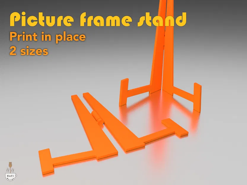 Chân đế khung ảnh, 2 cỡ - Image 1