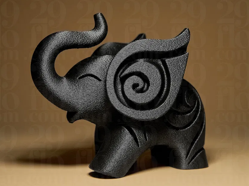 Mô hình Voi Hạnh Phúc #1 - Phiên bản in 3D - Image 4