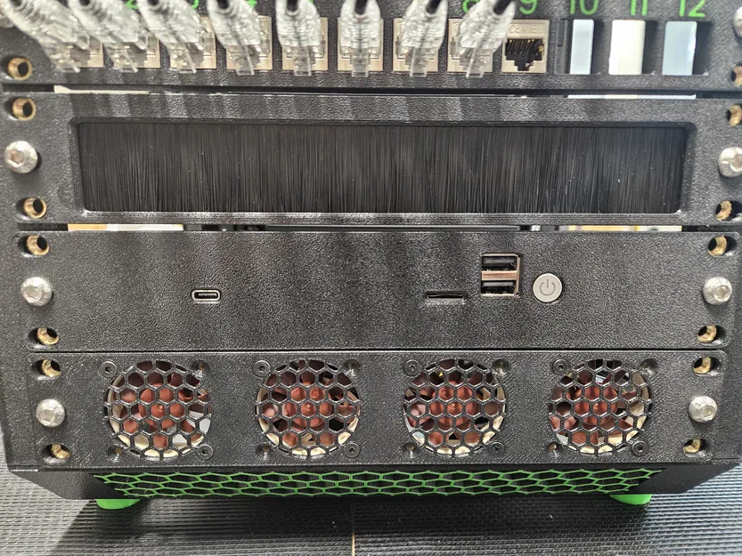 Tấm Quạt 10 inch 40x40 - 1U - LAB RAX - Image 2