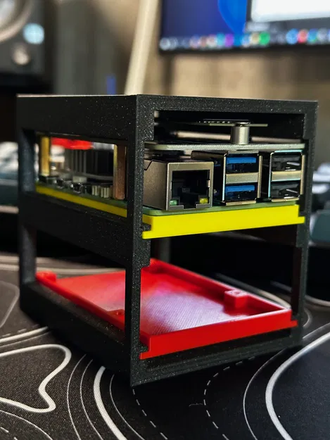 Pi Rack (Cho Raspberry Pi 5 với N04/05 NVMe Hat hoặc Pi 4) - Image 2