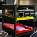 Pi Rack (Cho Raspberry Pi 5 với N04/05 NVMe Hat hoặc Pi 4) - Thumbnail 2